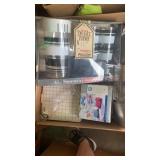 Assorted box set of kitchen supplies