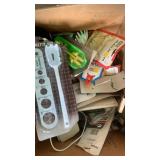 Box of assorted kitchen gadgets