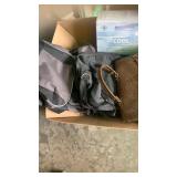 Lot of assorted bags , queen mattress cover