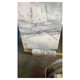 Marble cutting board with marble rolling pin