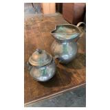 2 piece pewter