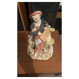 Italy made old hobo on bench