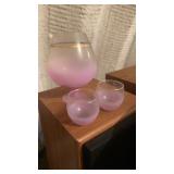 Pitcher with 6 matching glasses