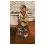 Statue and pottery decoration