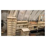 French provisional bedroom suit 7 piece