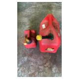 2 Plastic gas cans