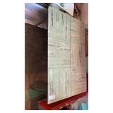 Metal and tile table 28 inches x 18 inches