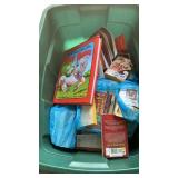 Tub lot of books
