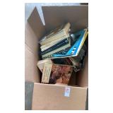 Box lot of books and DVD