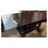 Library table w/drawer