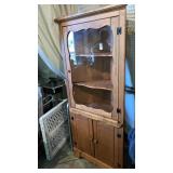 Maple corner cupboard - matches dining set