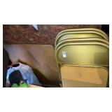 Card table & 4 folding chairs