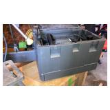 Ryobi RY3716 chainsaw  in case w/ ear protection