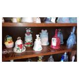 Shelf lot of bells
