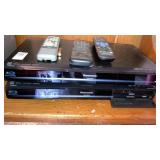 2 Panasonic blue ray disc  players