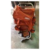Wilderness experience backpack with frame.