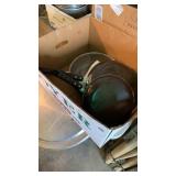 Box lot of skillets