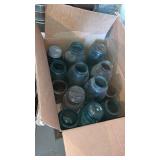 Box lot of vintage canning jars