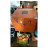 Wooden Army box 15 inches x 13 inches x 16 inches