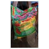 Bag of garden soil