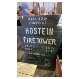 Gallizin District wooden Pa State sign Hostein