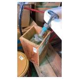 Wood box of 2 Fairbanks valves