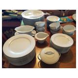 Noritake China Whitehall beautiful service for 12