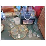 Nautica set of four stemless wine glasses