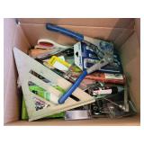 Box of tools hammer crop rivets popular gun