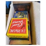 Box of audiobooks on CD