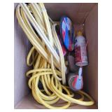 Box of extension cords WD-40 liquid wrench