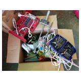 Box lot of assorted tools and hardware, torque