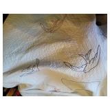 Handmade quilt crewel