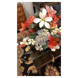 Glass flower display