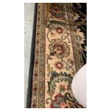 Oriental style rug with anti slip pad 12 ft x 8