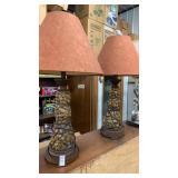 Pair of lamps 30 inches tall