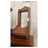 Wooden wall phone box