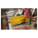 4 foot plated mirror with chip