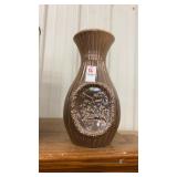 Red wing double sided Pottery vase