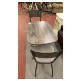 Table and 2 chairs 35 inches x 23 inches