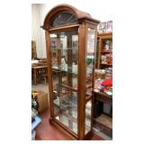 Lighted Curio cabinet 32 inches x 12 inches x 81