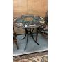 Mosaic tile table w/ metal base table 29 inches