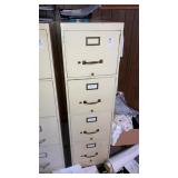 4-drawer metal file cabinet