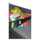 Saw and advertising flags, mini labels