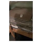 20 small square assorted color mats