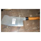 H&R Boker cast steel meat cleaver 14" overall
