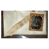 Lot of tin types, some in cases