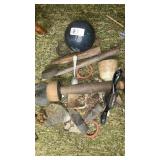 Lot of primitives spoke shave , #16 cannonball?