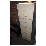 4 drawer metal filing cabinet