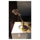 Brass desk lamp